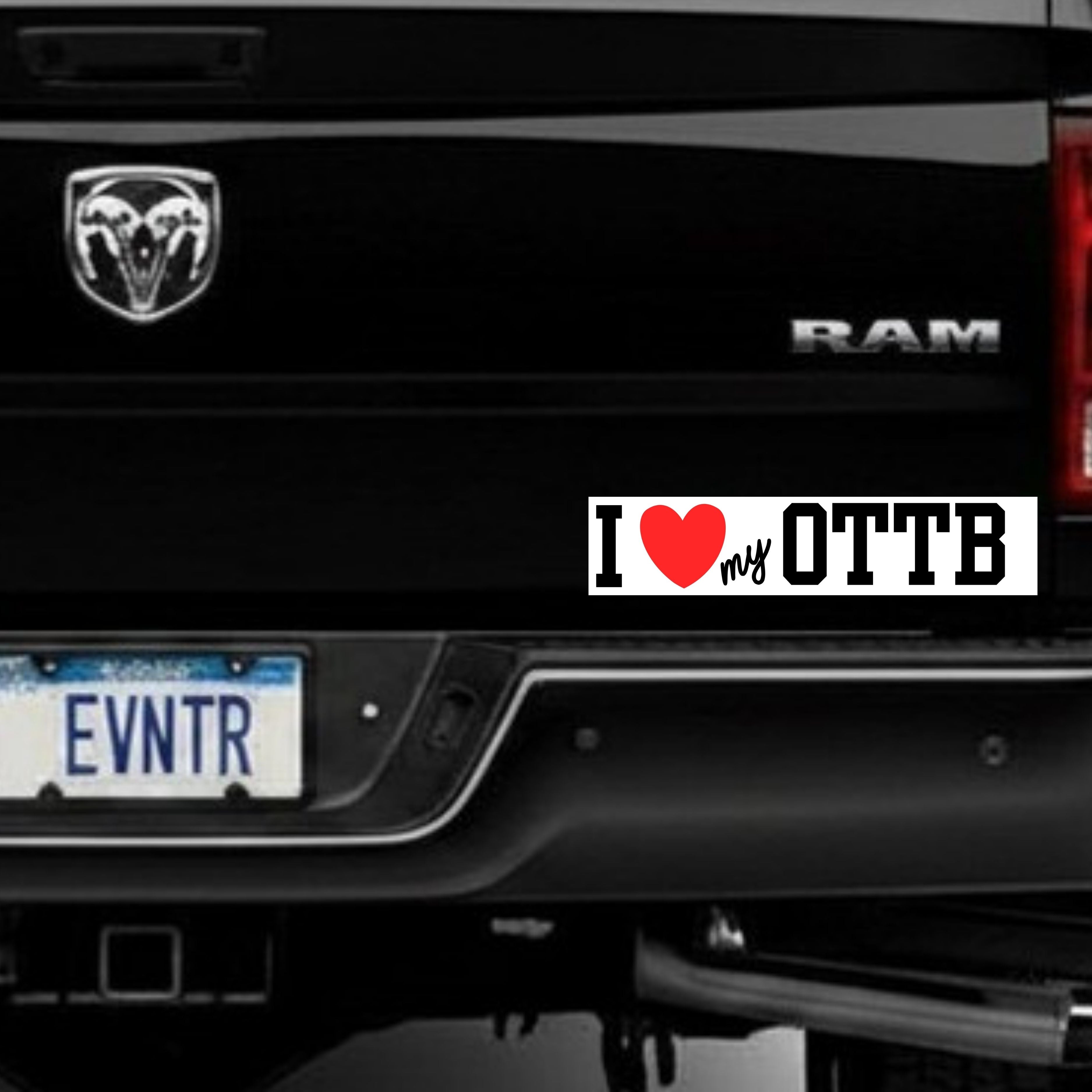 I My Ottb Car Magnet 10'' × 3'' Rectangle