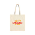 In My Eventing Era Canvas Tote Bag Natural 15" x 16"